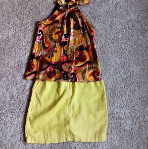 Women outfits skirt size 8,blouse size 8